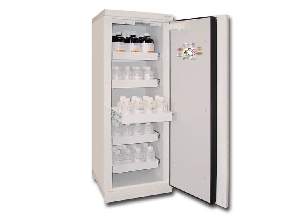 Ecosafe 1- Door Tall Safety Cabinet Type 90 with 5 Sliding Drawers - MSE Supplies LLC