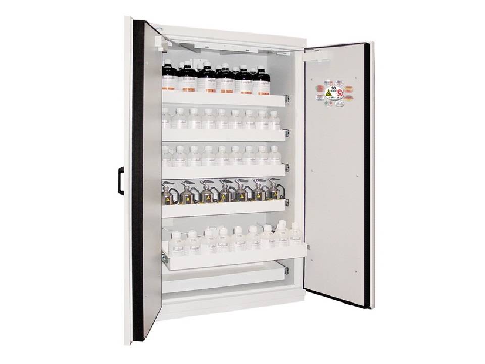 Ecosafe 2- Door Tall Safety Cabinet Type 90 with 5 Sliding Drawers - MSE Supplies LLC