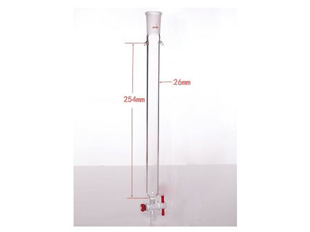 MSE PRO Plus Ears Chromatography Column, φ26mm, Effective Length 254mm, Gate Aperture: 2mm, 24/40