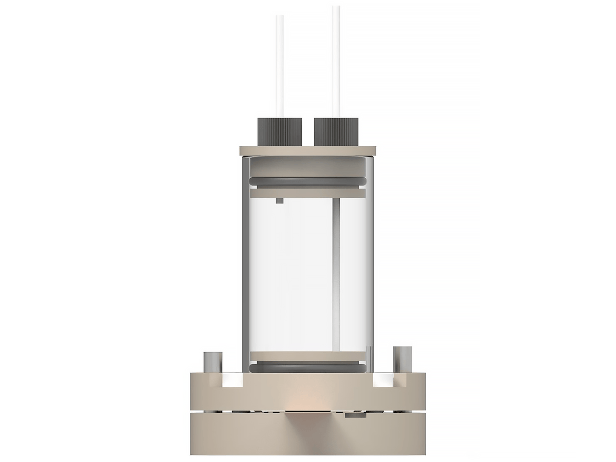 Bottom mount electrochemical cell setup, 7mm x 7mm, Electrochemical Products, Redox.me, MSE Supplies