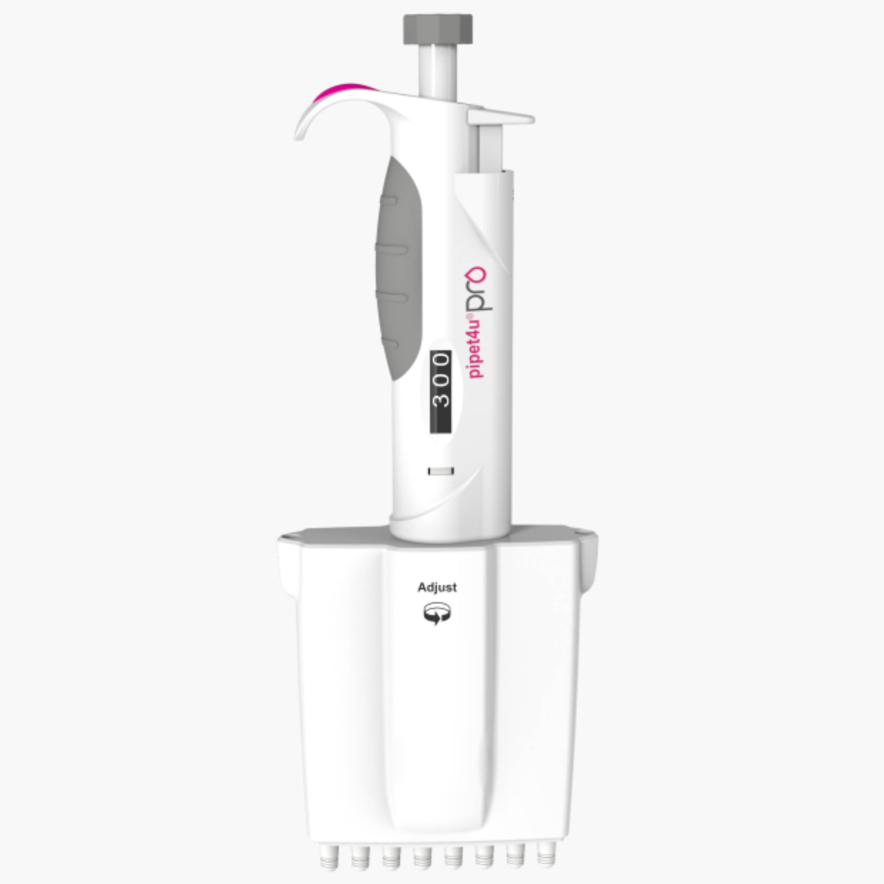 AHN pipet4u®Pro 30-300 µl 8-channel Mechanical Pipettes