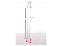 MSE PRO Sand Plate Chromatography Column with Ears, φ26mm, Effective Length 305mm, Gate Aperture: 2mm, 24/40