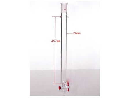 MSE PRO Plus Ears Chromatography Column, φ26mm, Effective Length 457mm, Gate Aperture: 2mm, 24/40