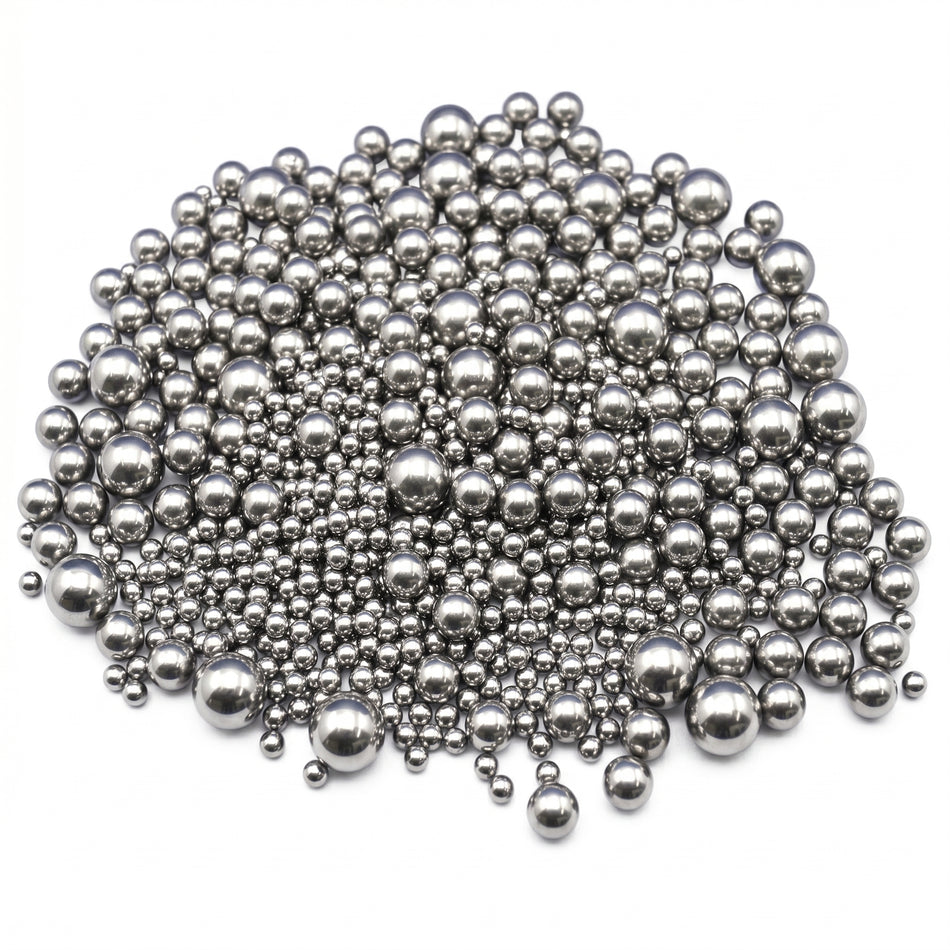 MSE PRO Milling Media Set for 500 ml 316SS Roller Mill Jar AI image