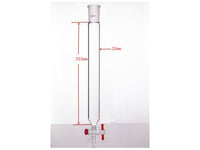 MSE PRO Chromatography Column, φ32mm, Effective Length 203mm, Aperture of the Gate: 2mm, 24/40 - MSE Supplies LLC
