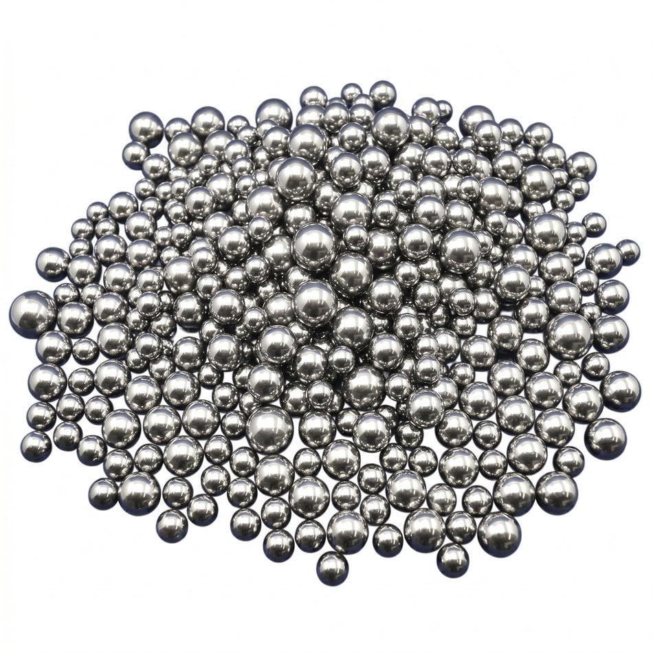 MSE PRO Milling Media Set for 3L 316SS Roller Mill Jar AI image