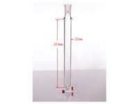 MSE PRO Plus Ears Chromatography Column, φ32mm, Effective Length 203mm, Gate Aperture: 2mm, 24/40 - MSE Supplies LLC