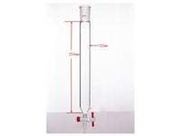 MSE PRO Chromatography Column, φ32mm, Effective Length 254mm, Aperture of the Gate: 2mm, 24/40 - MSE Supplies LLC