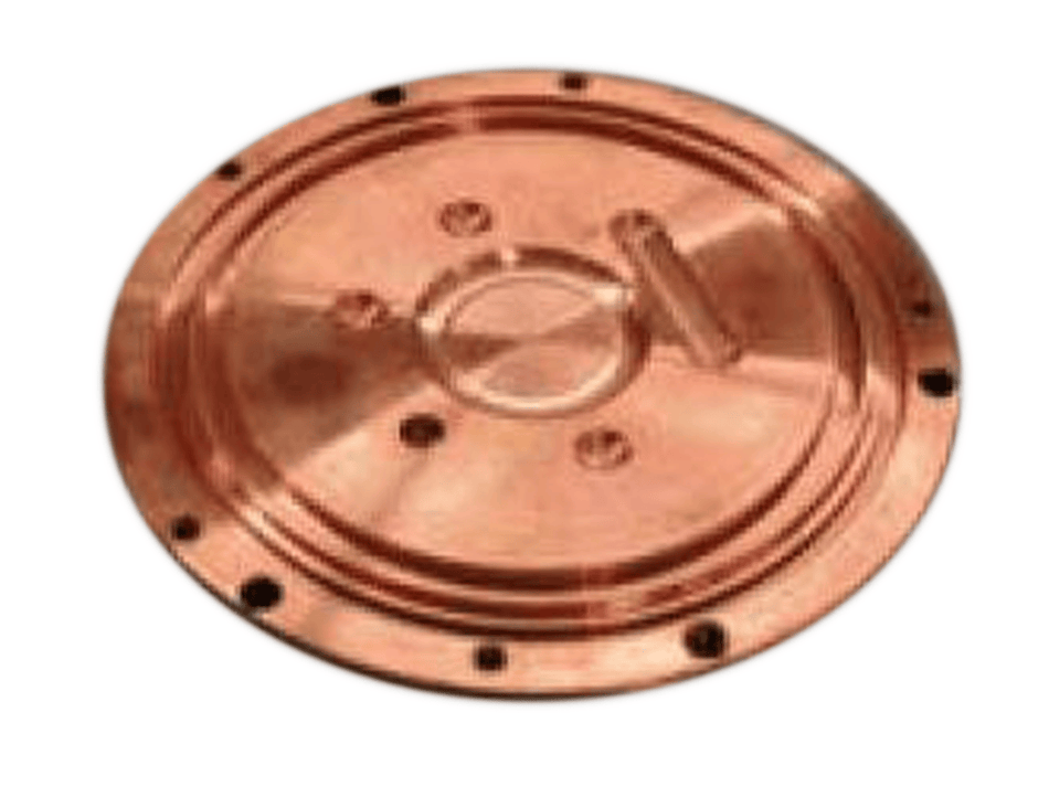 Copper Crucible Plate Standard Mould for Mini Arc Melter MAM-1, Part 0008256, Arc Melter and Quencher, Edmund Buhler, MSE Supplies