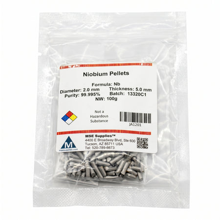 MSE PRO Niobium pellets (diameter 2mm x 5mm)，99.995% 100g AI image