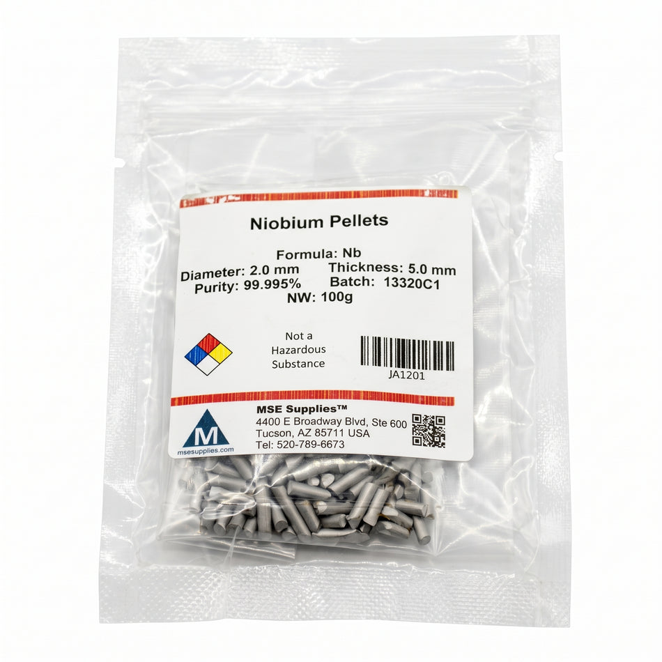 MSE PRO Niobium pellets (diameter 2mm x 5mm)，99.995% 100g AI image