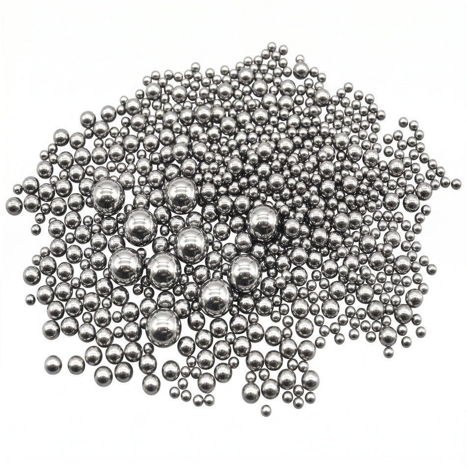 MSE PRO Milling Media Set for 100 ml Tungsten Carbide Planetary Mill Jar (Polished) AI image