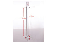 MSE PRO Plus Ears Chromatography Column, φ32mm, Effective Length 305mm, Gate Aperture: 2mm, 24/40 - MSE Supplies LLC