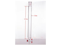 MSE PRO Chromatography Column, φ32mm, Effective Length 457mm, Aperture of the Gate: 2mm, 24/40 - MSE Supplies LLC