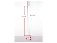 MSE PRO Sand Plate Chromatography Column, φ32mm, Effective Length 457mm, Gate Aperture: 2mm, 24/40 - MSE Supplies LLC