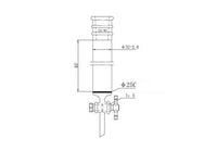 MSE PRO Strengthened Port, with Sand Plate Chromatography Column, φ32mm, Effective Length 457mm, Gate Aperture: 2mm, 24/40 - MSE Supplies LLC