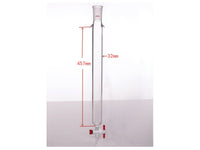 MSE PRO Plus Ears Chromatography Column, φ32mm, Effective Length 457mm, Gate Aperture: 2mm, 24/40 - MSE Supplies LLC