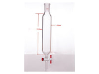 MSE PRO Chromatography Column, φ46mm, Effective Length 203mm, Aperture of the Gate: 2mm, 24/40 - MSE Supplies LLC
