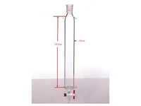 MSE PRO Sand Plate Chromatography Column with Ears, φ46mm, Effective Length 203mm, Gate Aperture: 2mm, 24/40 - MSE Supplies LLC