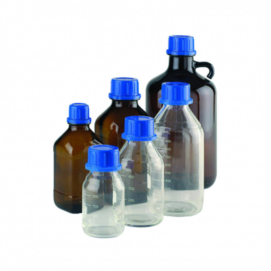 WHEATON® LAB 45™ Reagent Bottles, Amber Soda-lime Glass, 250mL