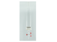 MSE PRO 25# Threads Nylon Material, Removable G2 Sand Plate Chromatography Column, Grinding Mouth 24/40, Effective Length 254mm, Main Pipe Outer Diameter 36mm - MSE Supplies LLC