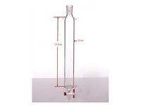 MSE PRO Sand Plate Chromatography Column with Ears, φ46mm, Effective Length 254mm, Gate Aperture: 2mm, 24/40 - MSE Supplies LLC