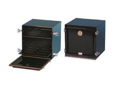 PLAS LABS Black Acrylic Desiccator (12" x 12" x 12"), Cabinets, PLAS LABS, MSE Supplies