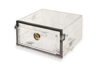 PLAS LABS Clear Acrylic Desiccators (12" x 12" x 6"), Cabinets, PLAS LABS, MSE Supplies
