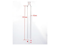 MSE PRO Plus Ears Chromatography Column, φ46mm, Effective Length 305mm, Gate Aperture: 2mm, 24/40 - MSE Supplies LLC