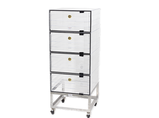 PLAS LABS Multiple Cubicle Desiccators (24" x 24" x 60"), Cabinets, PLAS LABS, MSE Supplies