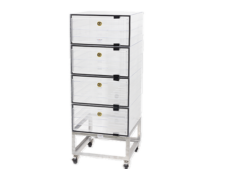 PLAS LABS Multiple Cubicle Desiccators (24" x 24" x 60"), Cabinets, PLAS LABS, MSE Supplies