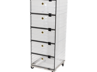 PLAS LABS Multiple Cubicle Desiccators (24" x 24" x 66"), Cabinets, PLAS LABS, MSE Supplies