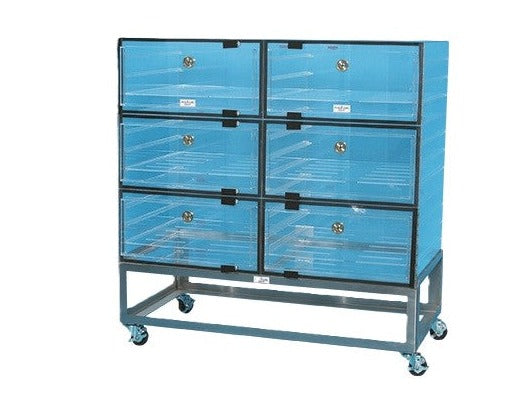 PLAS LABS Multiple Cubicle Desiccators (48" x 24" x 50"), Cabinets, PLAS LABS, MSE Supplies