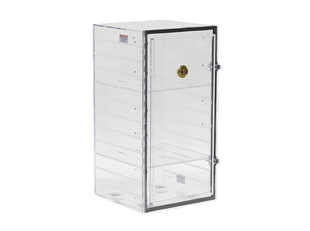 PLAS LABS Clear Acrylic Desiccators (12" x 12" x 24"), One Cubicle, Cabinets, PLAS LABS, MSE Supplies