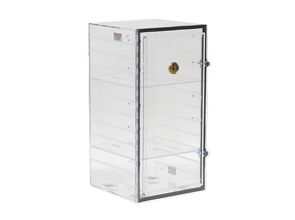 PLAS LABS Clear Acrylic Desiccators (12" x 12" x 24"), One Cubicle, Cabinets, PLAS LABS, MSE Supplies