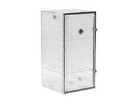 PLAS LABS Clear Acrylic Desiccators (12" x 12" x 24"), One Cubicle, Cabinets, PLAS LABS, MSE Supplies