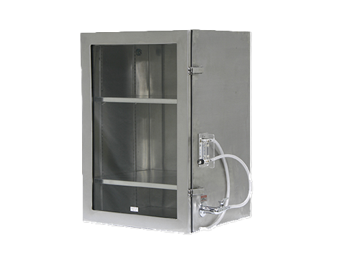 PLAS LABS Stainless Steel Desiccator (20" x 18" x 30"), Cabinets, PLAS LABS, MSE Supplies