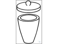 Witeg Crucible 50 ml Tall Form Quartz-Silica