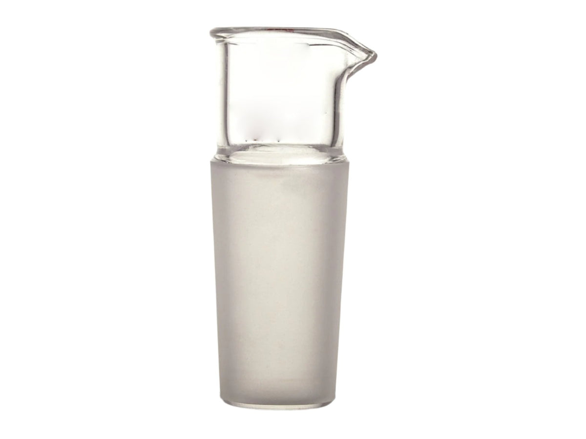 MSE PRO Liquid Pouring Joint, Grinding Mouth: 24/40 - MSE Supplies LLC