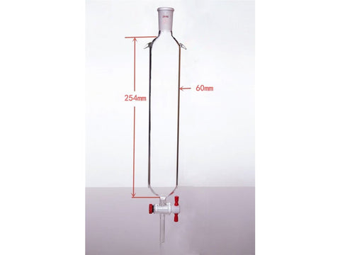 MSE PRO Plus Ears Chromatography Column, φ60mm, Effective Length 254mm, Gate Aperture: 4mm, 24/40