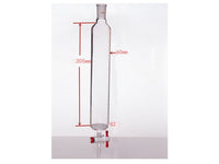 MSE PRO Sand Plate Chromatography Column, φ60mm, Effective Length 305mm, Gate Aperture: 4mm, 24/40