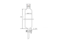 MSE PRO Reinforced Port, Chromatography Column, φ60mm, Effective Length 305mm, Gate Aperture: 4mm, 24/40