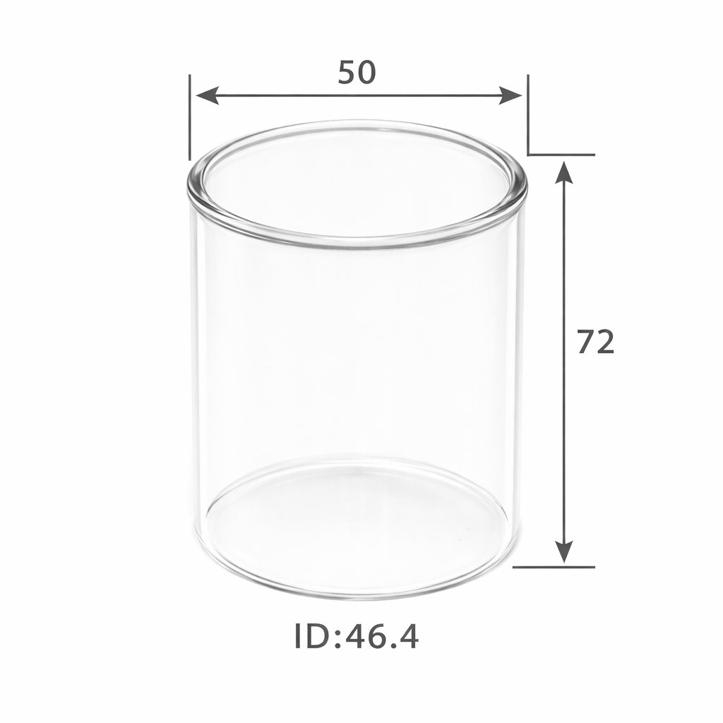BASi Non-Jacketed EC Cell Vial for Sample Volume 50 - 80 ml - Electrochemical Products - BASi - MSE Supplies