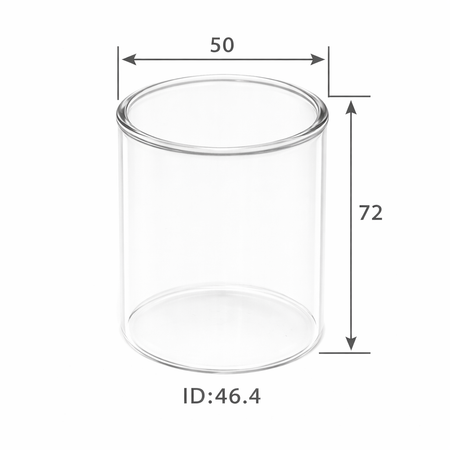 BASi Non-Jacketed EC Cell Vial for Sample Volume 50 - 80 ml - Electrochemical Products - BASi - MSE Supplies