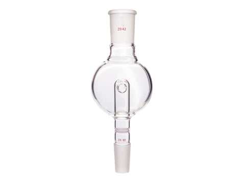 MSE PRO Splash-Proof Balls, with Sandpaper, Upper Mouth: 29/42, Lower Mouth: 24/40, 250mL - MSE Supplies LLC