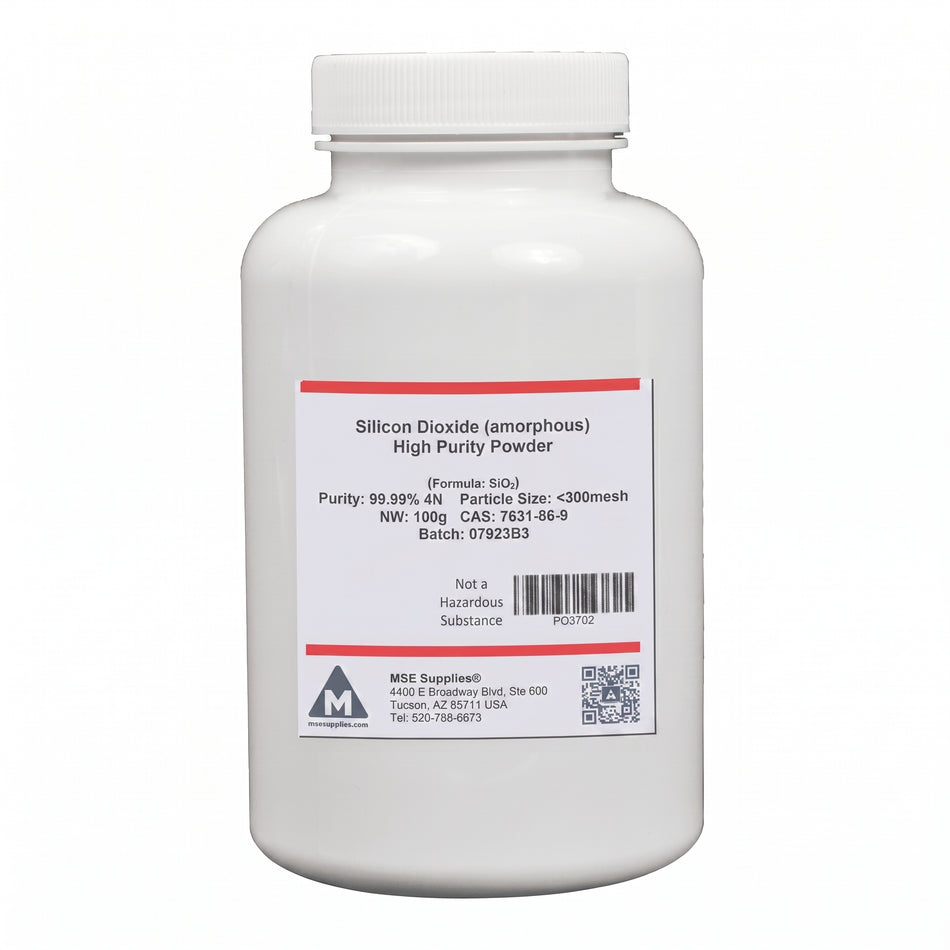 MSE PRO Silicon Dioxide (amorphous), SiO<sub>2</sub> 99.99% 4N High Purity Powder AI image
