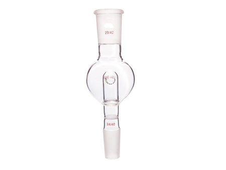 MSE PRO Splash-Proof Balls, with Sandpaper, Upper Mouth: 29/42, Lower Mouth: 24/40, 100mL - MSE Supplies LLC