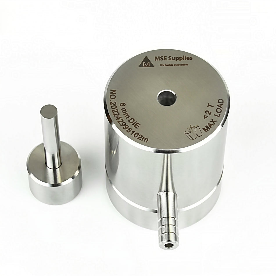 MSE PRO 6 mm Diameter Sphere Dry Pellet Pressing Die Set AI image
