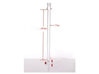 MSE PRO Plus Ears Chromatography Column, φ17mm, Effective Length 305mm, Gate Aperture: 2mm, 19/22 - MSE Supplies LLC