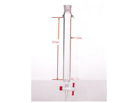 MSE PRO Sand Plate Chromatography Column with Ears, φ26mm, Effective Length 203mm, Gate Aperture: 2mm, 19/22 - MSE Supplies LLC